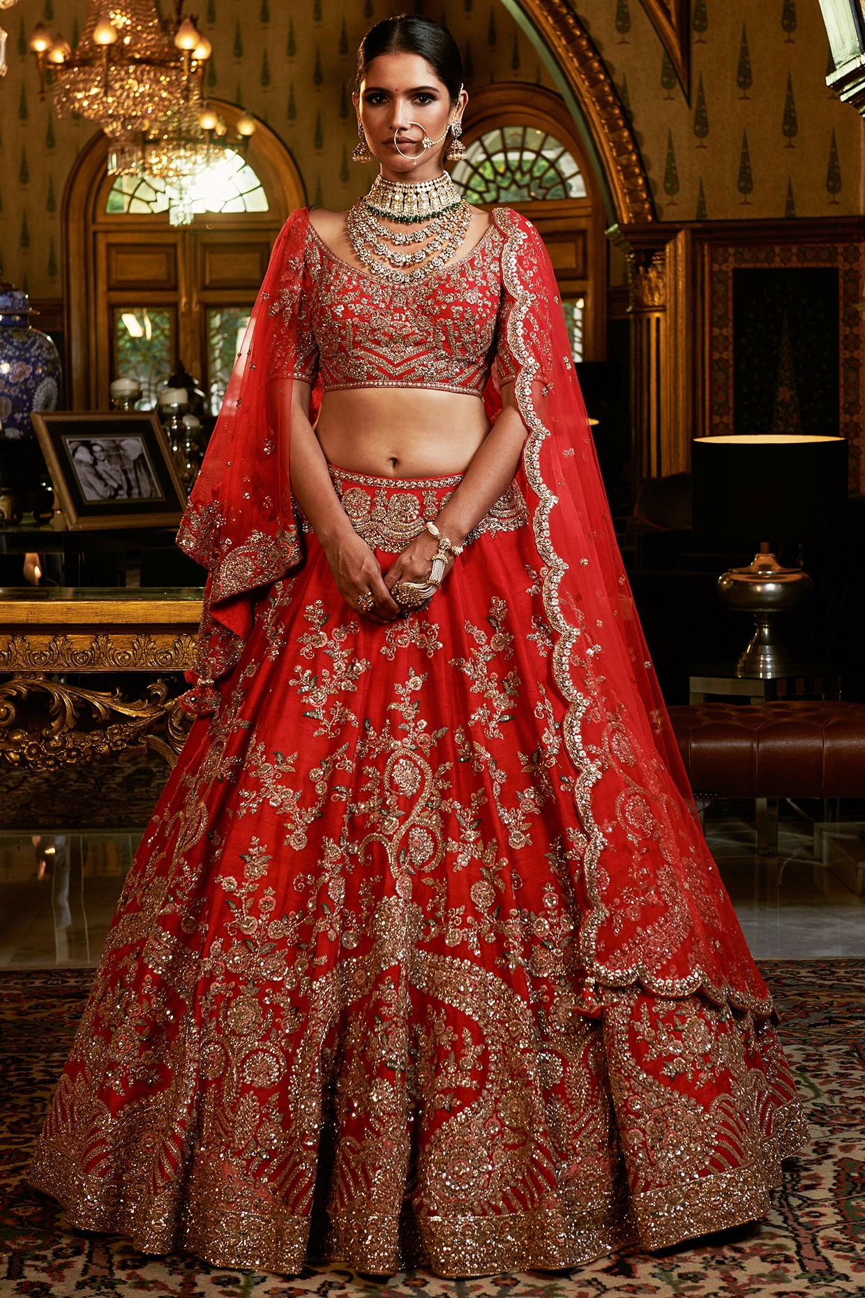 Weddings 2023 Semi-Stitched Indian Ethnic Designer Velvet Embroidered Bridal  Lehenga, Size: Free Size at Rs 10499 in Surat