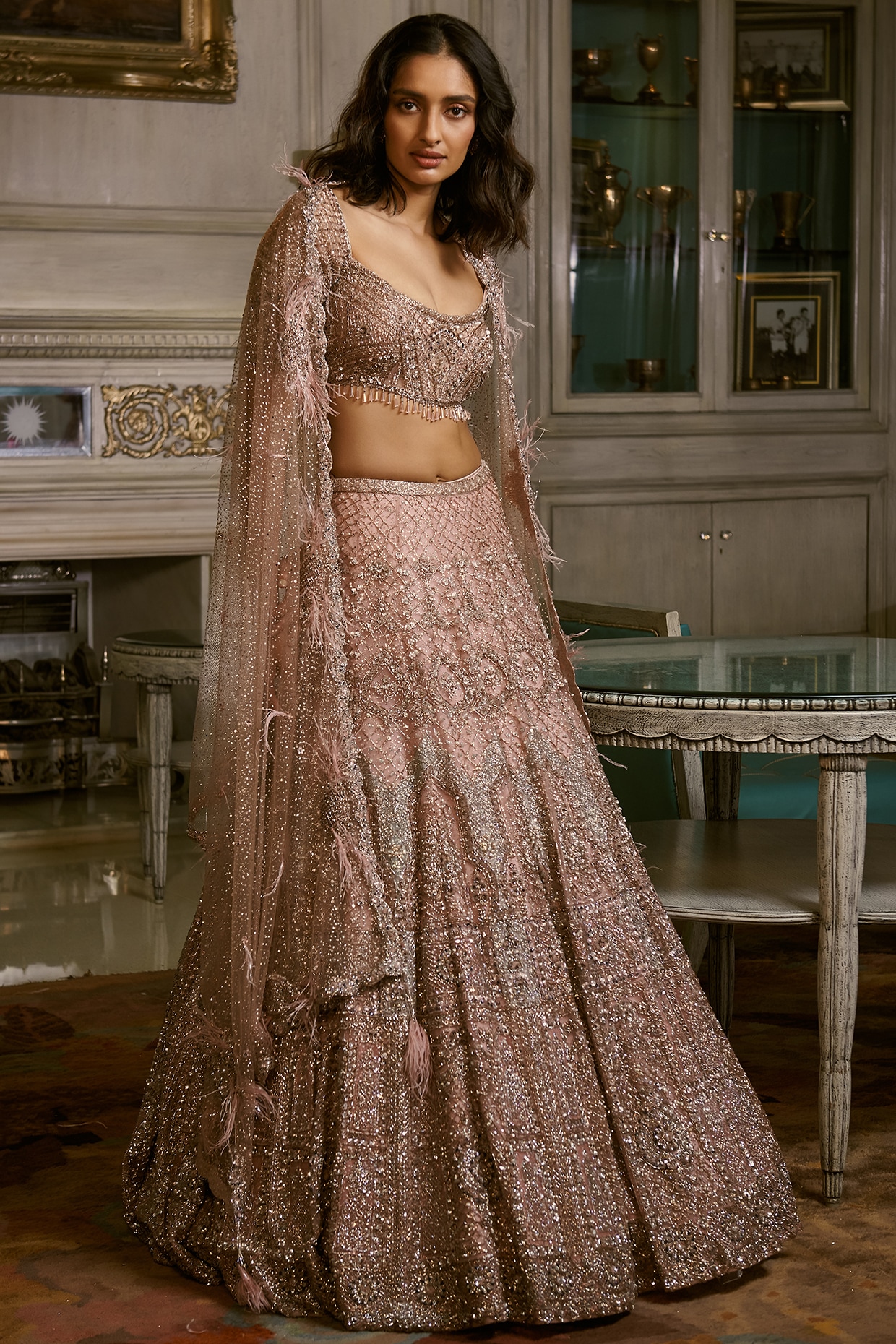 Shimmer on sale lehenga choli