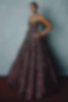 green emerald velvet dress Wine Red Mermaid Sequin Prom Dresses High Neck main image 1
