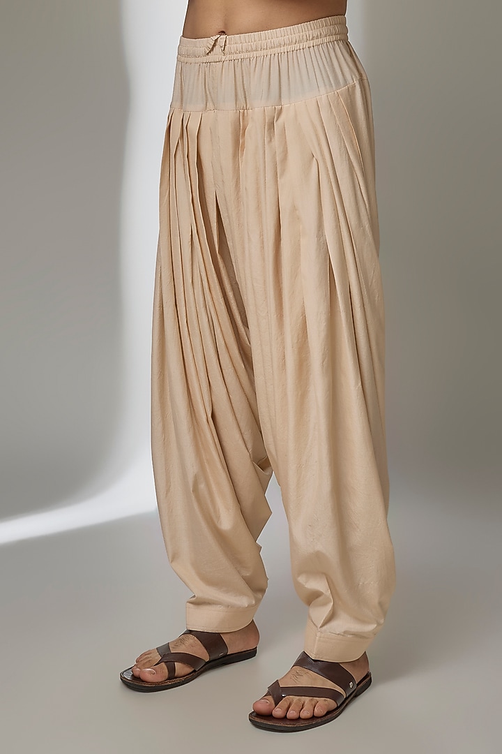 Ivory Silk Kurta Set by Dolly J MAN at Pernia's Pop Up Shop