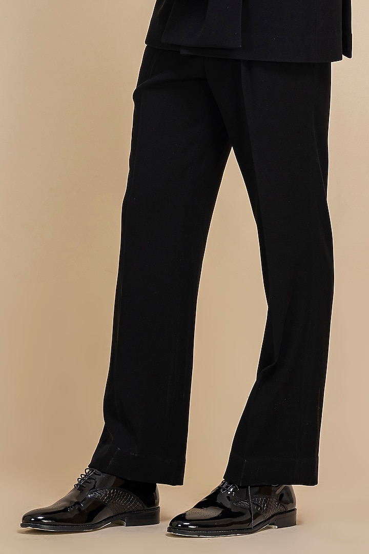 Black Japanese Crepe Tuxedo Set by Dolly J MAN at Pernia's Pop Up Shop