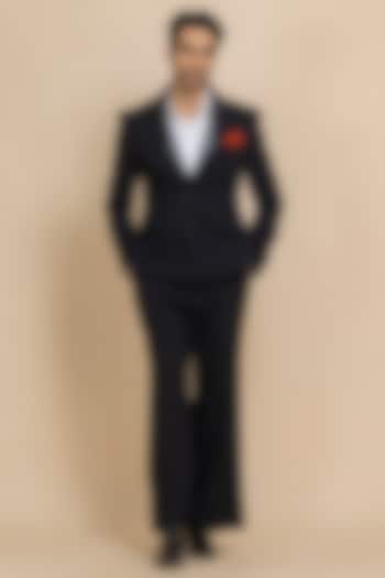 Black Japanese Crepe Tuxedo Set by Dolly J MAN at Pernia's Pop Up Shop