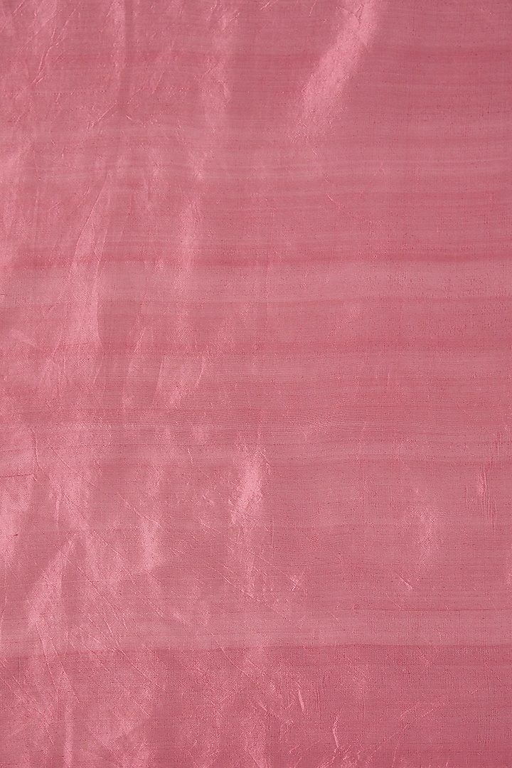 Pink Chanderi Silk Wedding Saree by Delhi Vintage at Pernia's Pop Up Shop