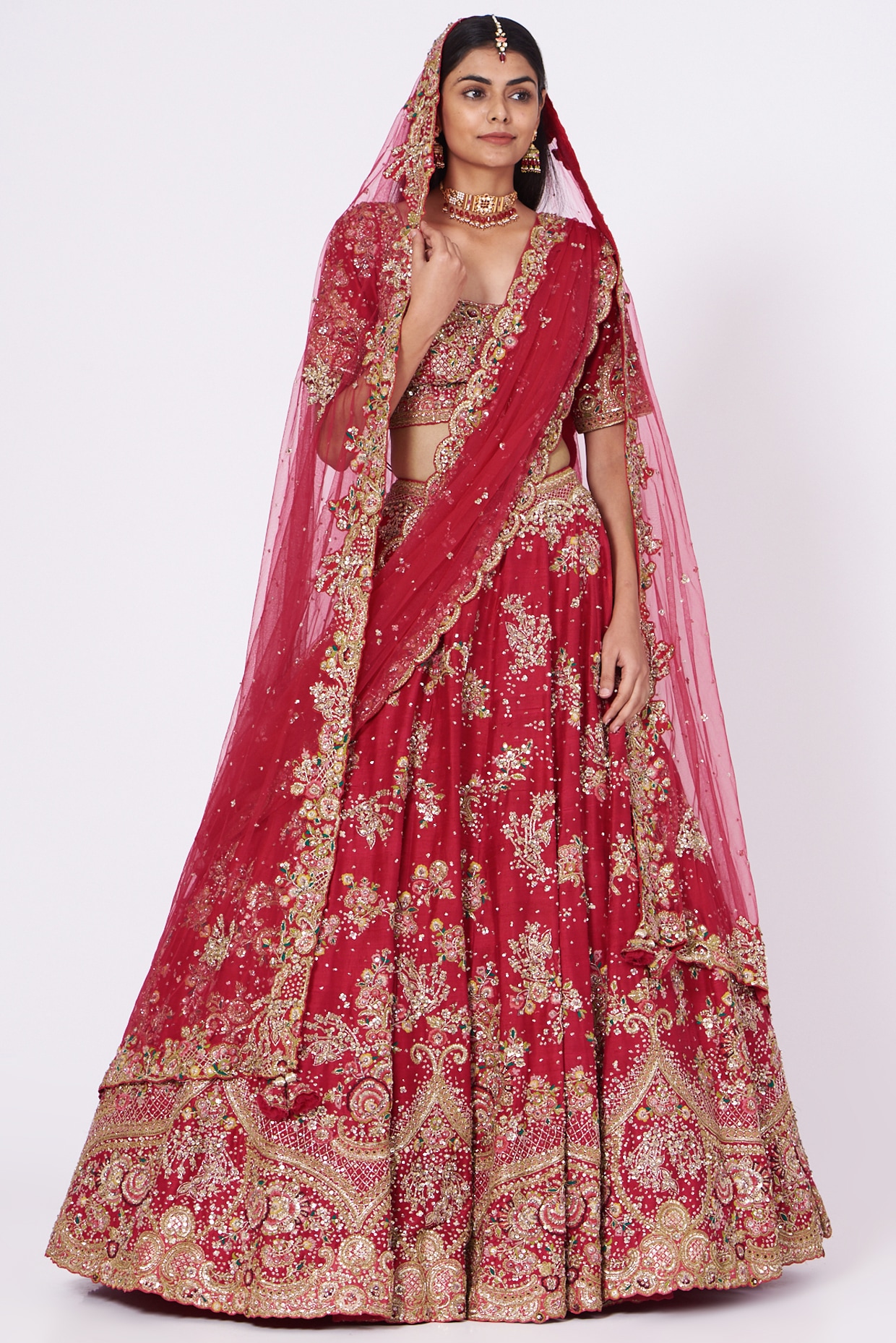 dulhan lehenga set