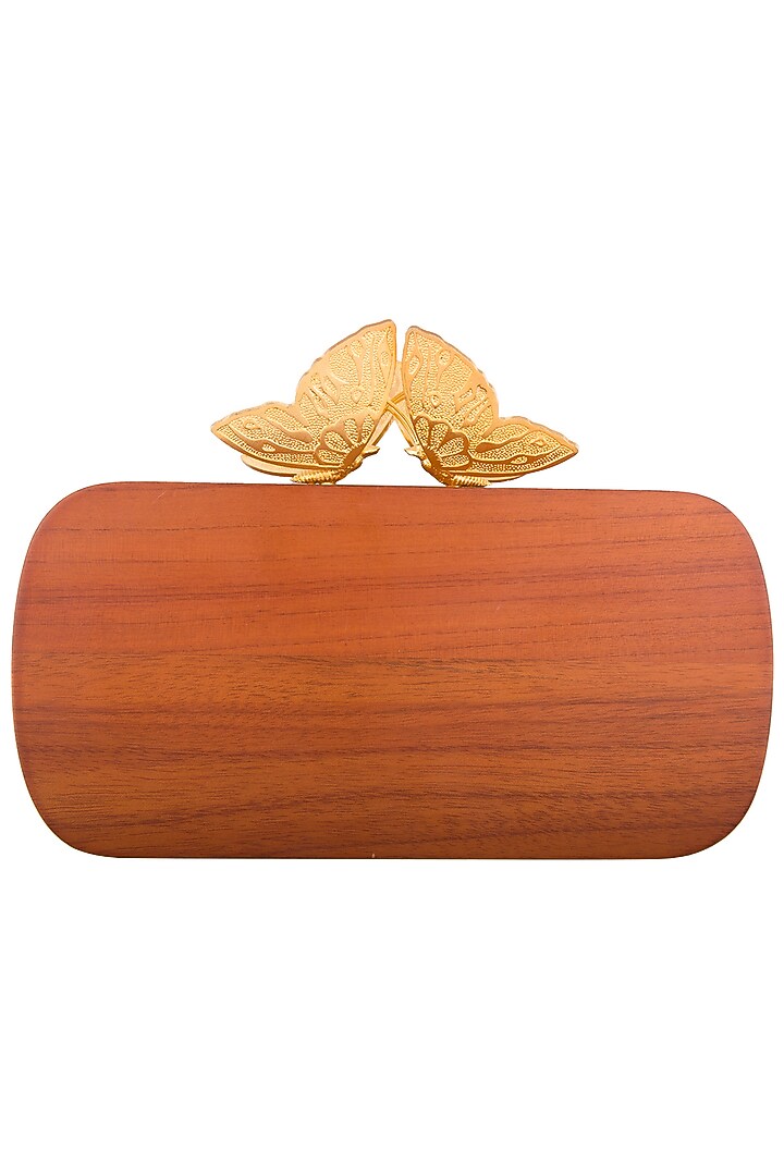 Red embroidered clutch bag by Duet Luxury at Pernia's Pop Up Shop