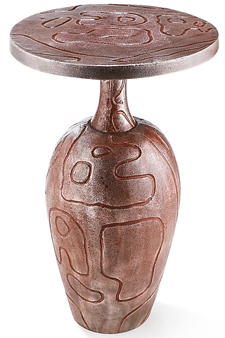 Rust Aluminum Casted Table by Metl & Wood