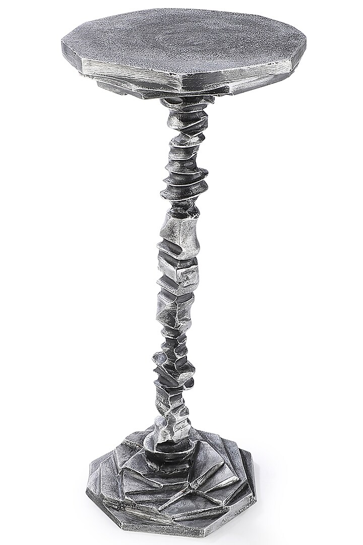 Charcoal Grey Round Table by Metl & Wood at Pernia's Pop Up Shop