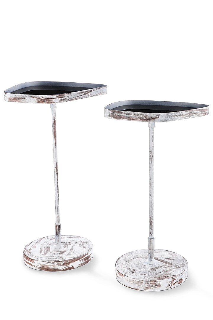 White Fancy Table (Set of 2) by Metl & Wood at Pernia's Pop Up Shop