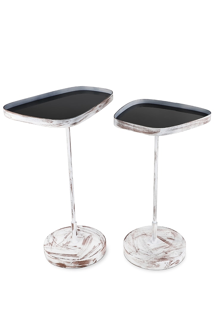 White Fancy Table (Set of 2) by Metl & Wood at Pernia's Pop Up Shop