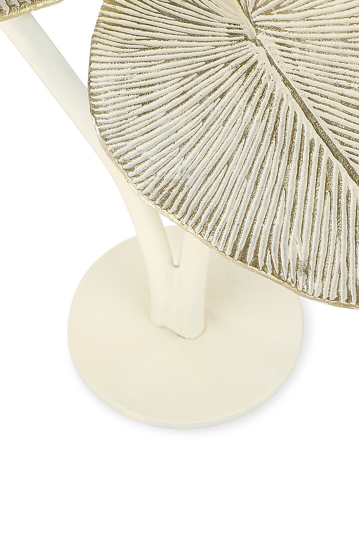 Golden Aluminum Leaf Table by Metl & Wood at Pernia's Pop Up Shop