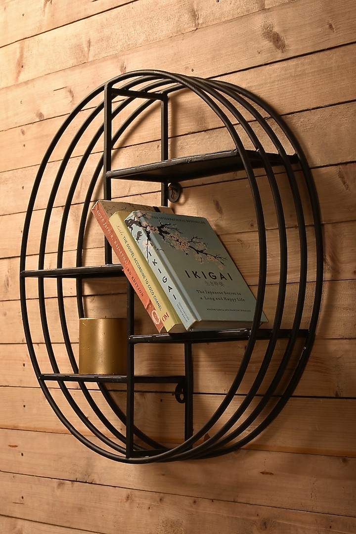 Black Iron Wall Rack by Metl & Wood at Pernia's Pop Up Shop