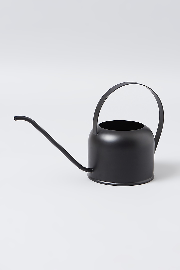 Black Steel Watering Can (Set of 2) by Metl & Wood