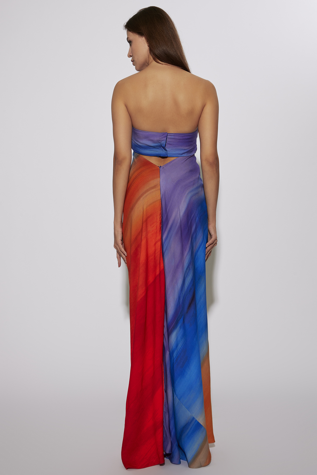 Multi-Colored Cotton Tube Dress Design by Deme by Gabriella at Pernia's ...