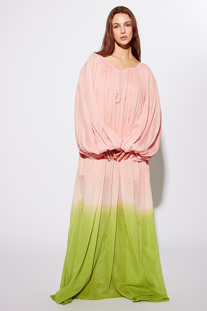 Multi-Colored Mal Silk Cotton Dress by Deme by Gabriella