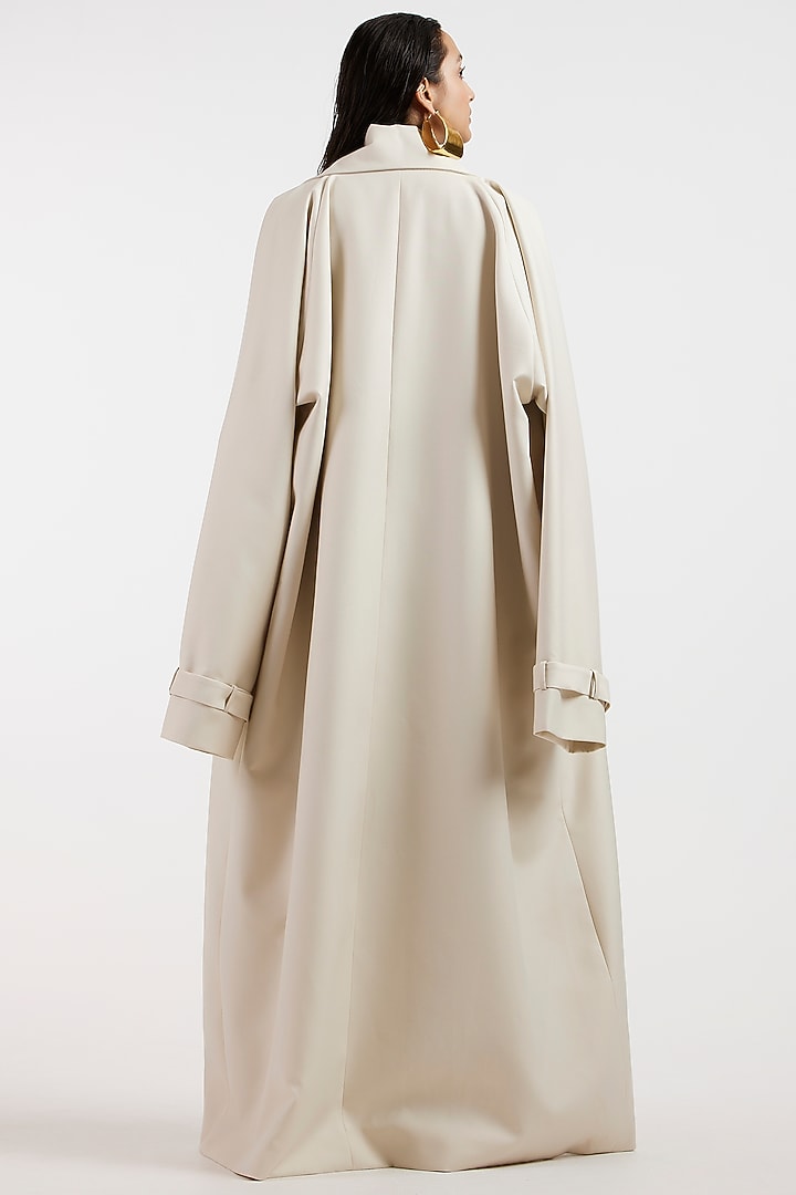 Off-White Suiting Co-Ord Set With Trench Coat by Deme by Gabriella at Pernia's Pop Up Shop