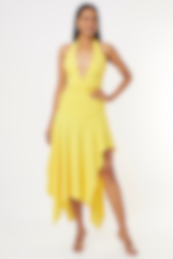 Bright Yellow Micro Dress by Deme by Gabriella
