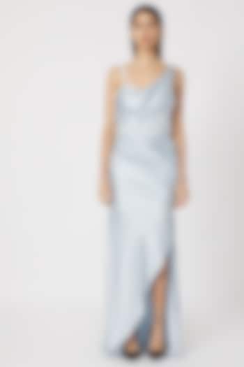 Pale Blue Corset Gown by Deme by Gabriella