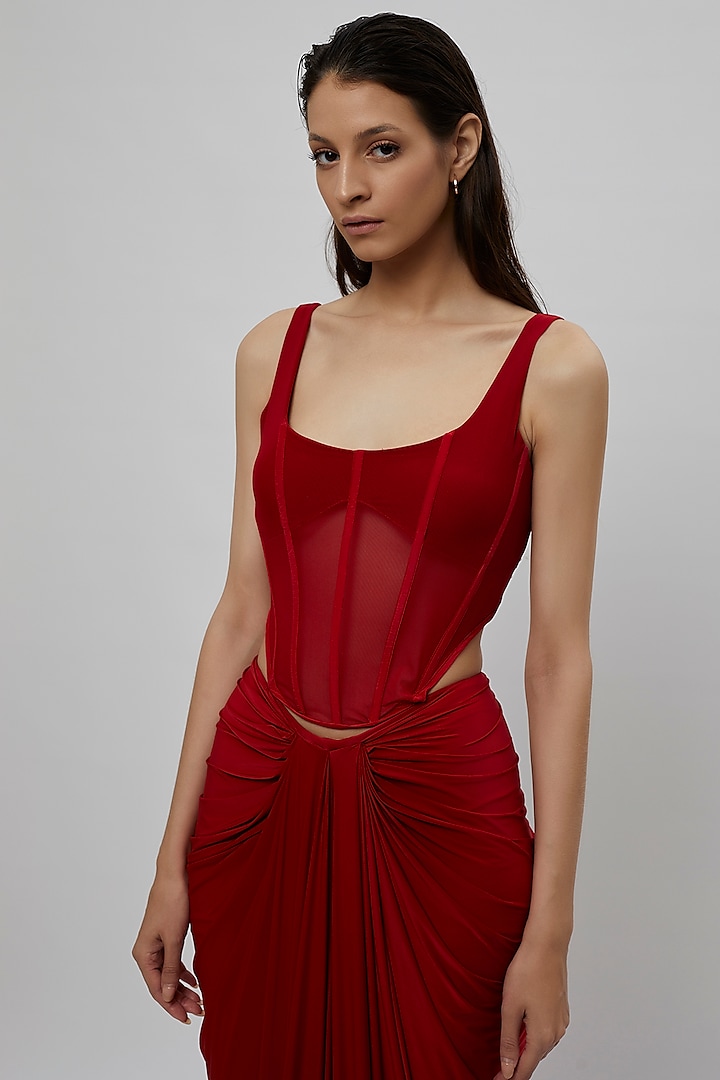 Red Corset Dress -  Canada