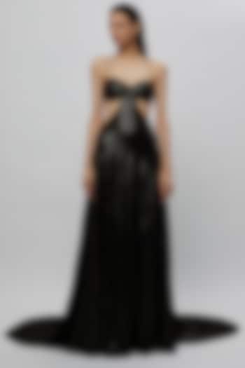 Black Sequins Dress by Deme by Gabriella