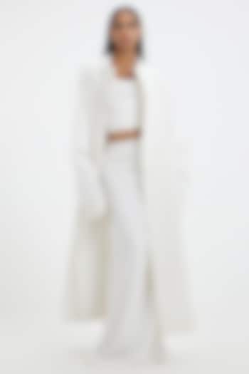 White Ferrari Straight Skirt Set by Deme by Gabriella at Pernia's Pop Up Shop