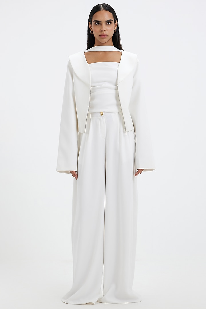 White Ferrari Pant Set by Deme by Gabriella at Pernia's Pop Up Shop