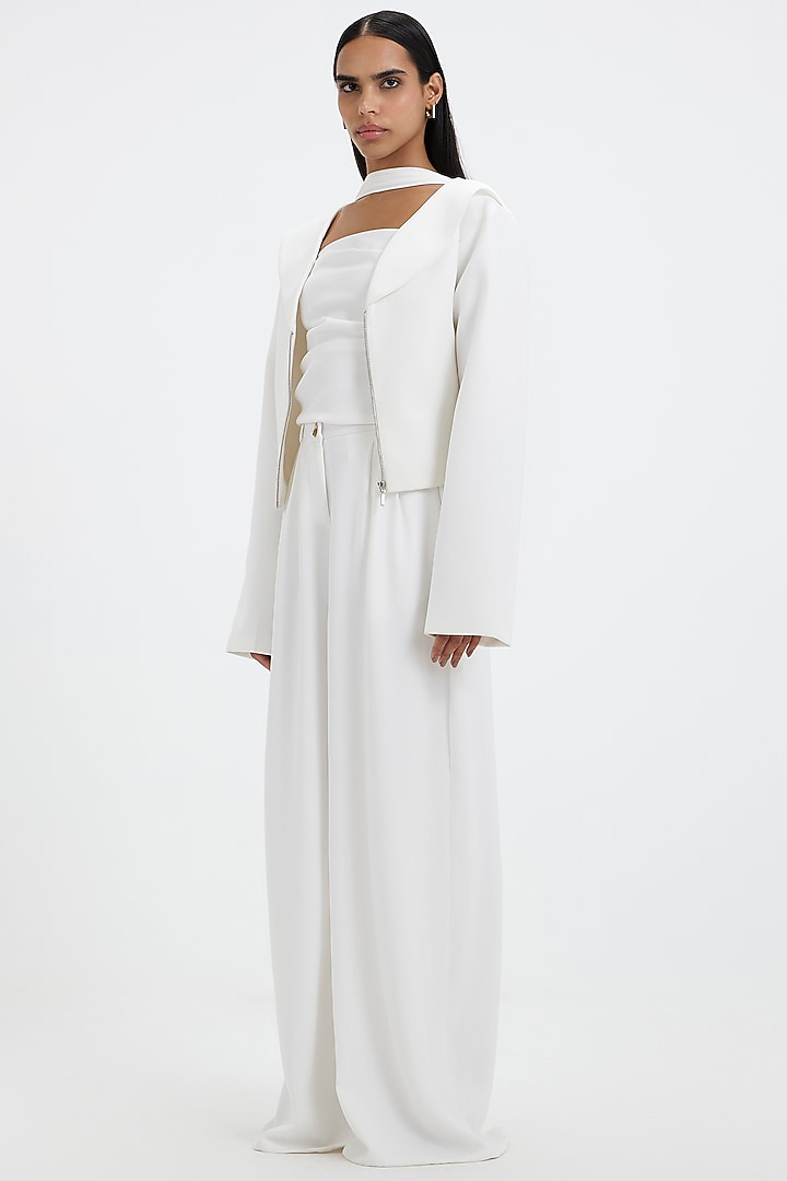 White Ferrari Pant Set by Deme by Gabriella at Pernia's Pop Up Shop