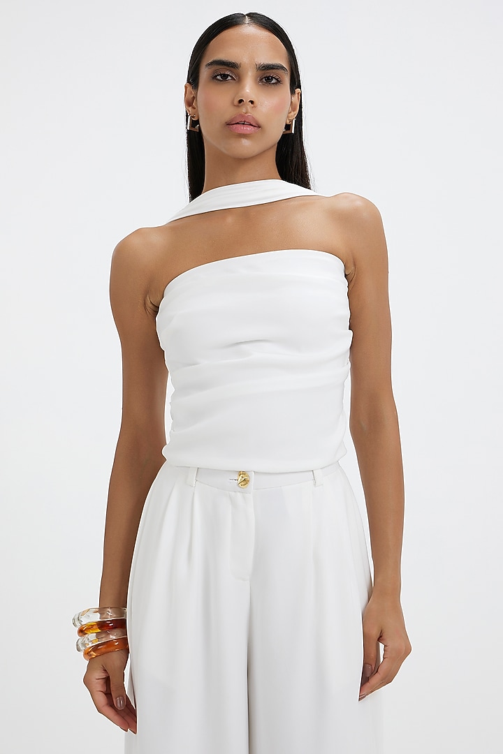White Ferrari Pant Set by Deme by Gabriella at Pernia's Pop Up Shop