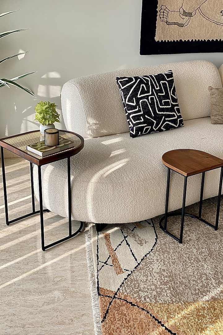 Brown Rattan & Wood Tables (Set of 2) by Mason Home at Pernia's Pop Up Shop