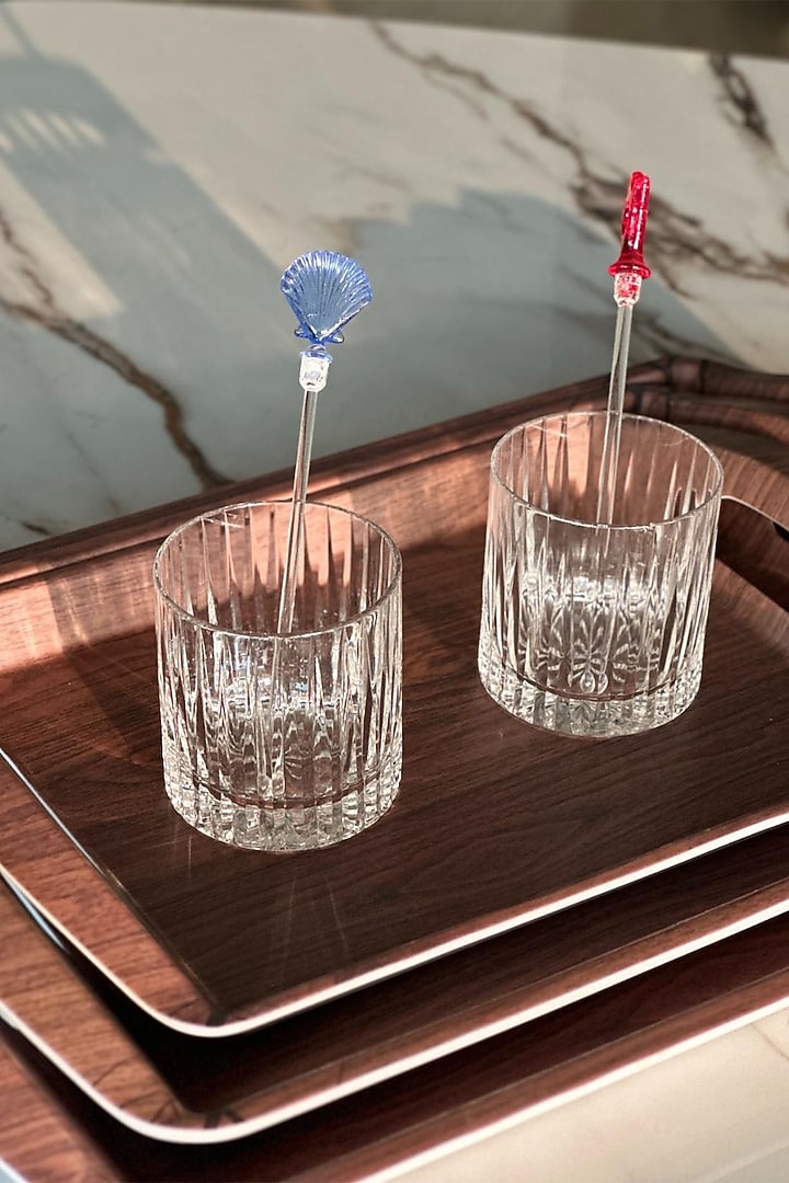 Brown Melamine Serving Tray (Set of 3) by Mason Home at Pernia's Pop Up Shop