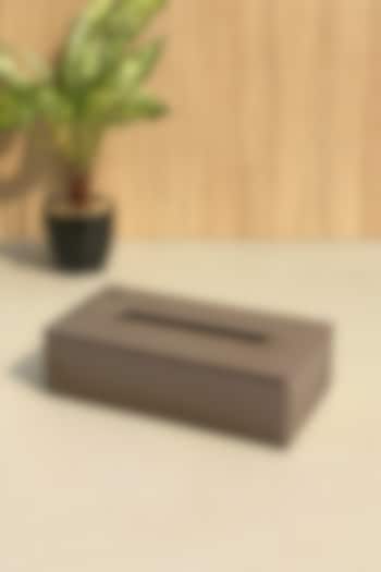 Brown Braided Tissue Box by Mason Home at Pernia's Pop Up Shop