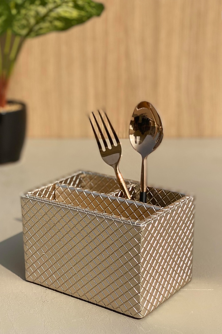 Gold Braided Cutlery Holder by Mason Home at Pernia's Pop Up Shop