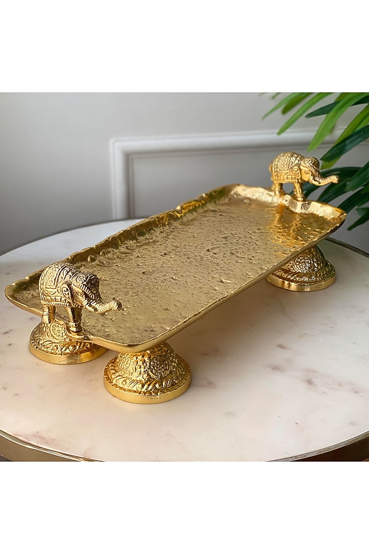 Gold Elephant Tray by Mason Home at Pernia's Pop Up Shop