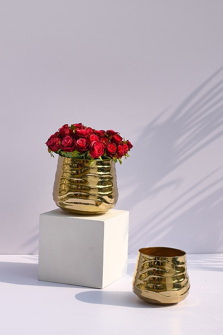 Antique Gold Vase by Mason Home at Pernia's Pop Up Shop