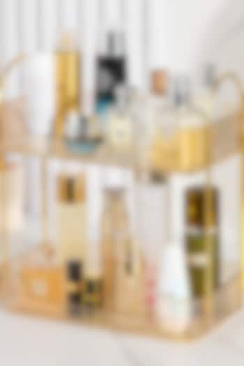 Amber Plastic & Metal Two-Tier Cosmetics Organizers by Mason Home at Pernia's Pop Up Shop