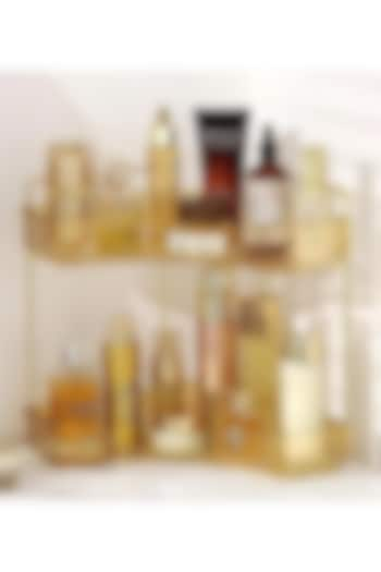 Amber Plastic & Metal Two-Tier Cosmetics Organizers by Mason Home at Pernia's Pop Up Shop