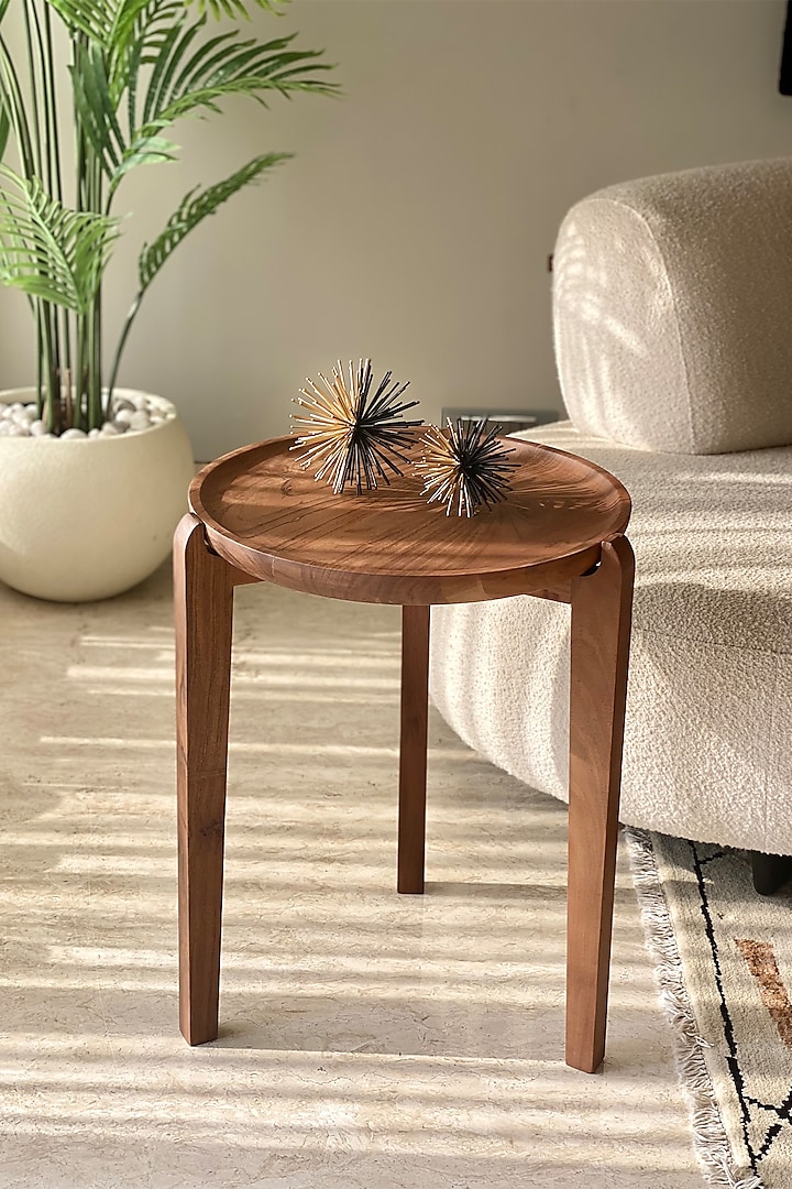 Brown Acacia Wood Table by Mason Home at Pernia's Pop Up Shop