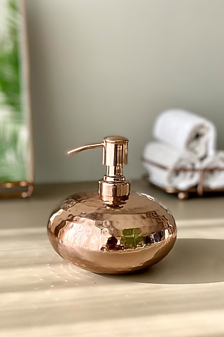 Rose Gold Stainless Steel Soap Dispenser by Mason Home
