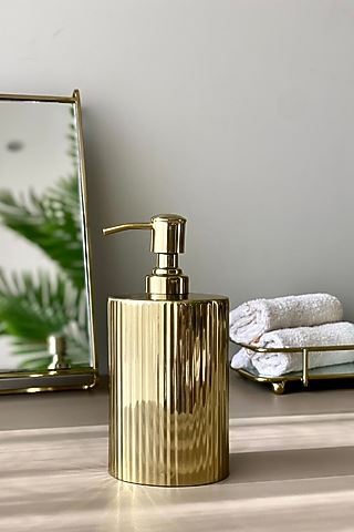 Gold Stainless Steel Soap Dispenser by Mason Home