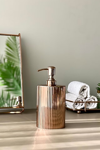 Rose Gold Stainless Steel Soap Dispenser by Mason Home