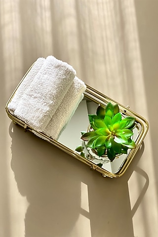 Gold Stainless Steel Napkin Tray by Mason Home