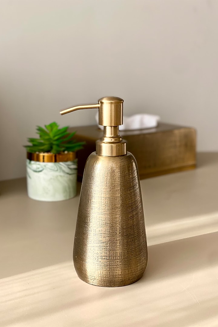 Antique Gold Stainless Steel Bathroom (Set Of 2) by Mason Home at Pernia's Pop Up Shop