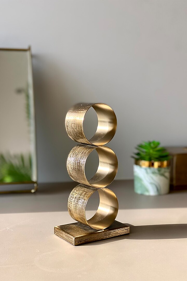 Antique Copper Stainless Steel Napkin Ring Holder by Mason Home at Pernia's Pop Up Shop