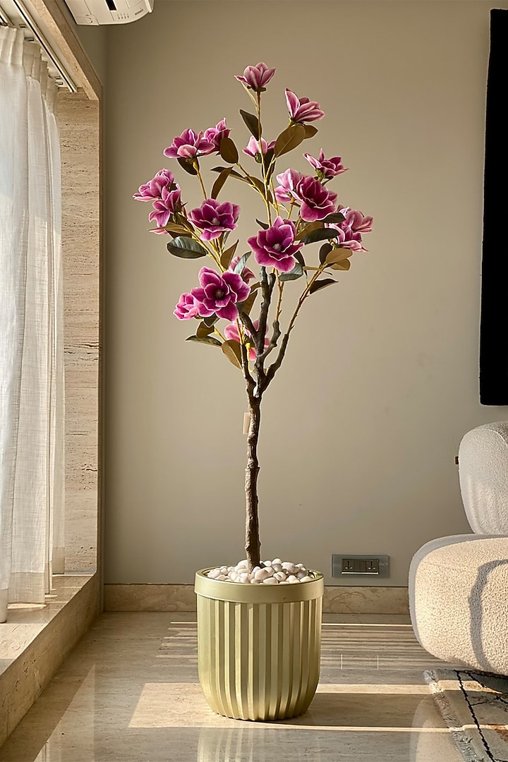 Dark Pink PVC & Fabric Artificial Plant by Mason Home at Pernia's Pop Up Shop