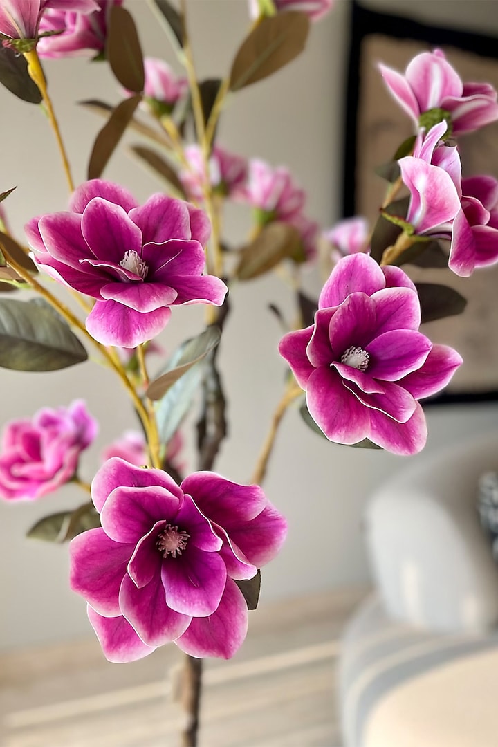 Dark Pink PVC & Fabric Artificial Plant by Mason Home at Pernia's Pop Up Shop