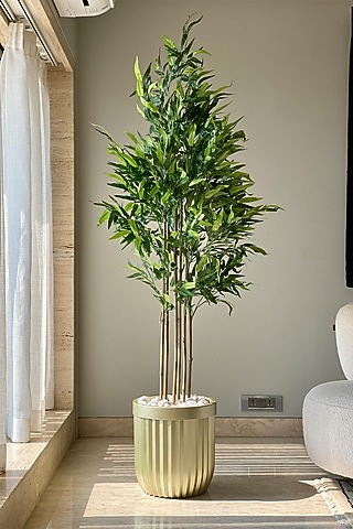 Green PVC & Fabric Artificial Plant by Mason Home