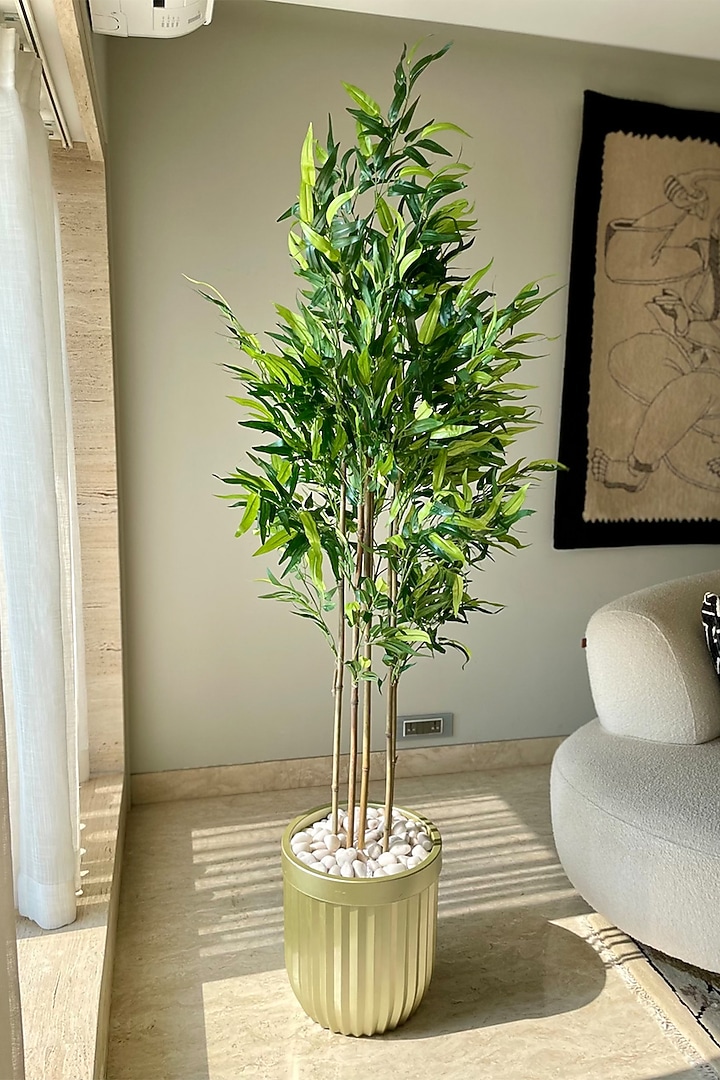 Green PVC & Fabric Artificial Plant by Mason Home at Pernia's Pop Up Shop