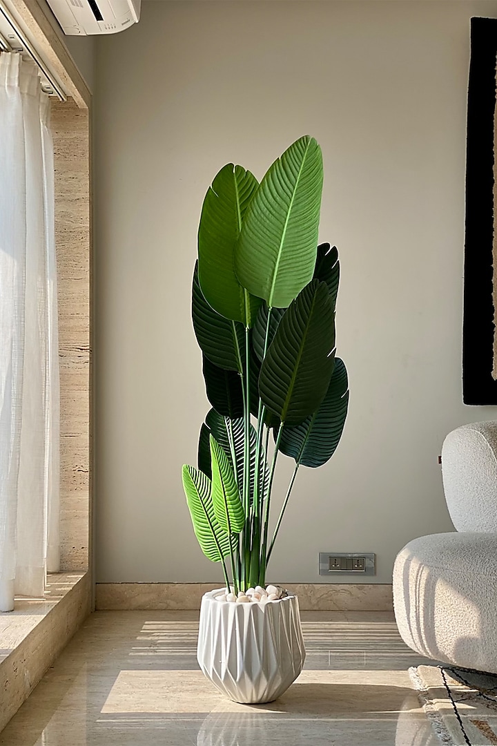 Green PVC & Fabric Artificial Plant by Mason Home