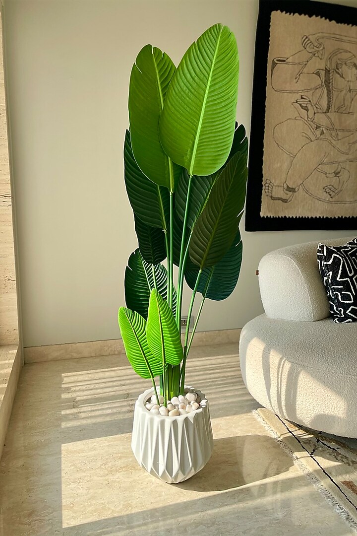 Green PVC & Fabric Artificial Plant by Mason Home at Pernia's Pop Up Shop