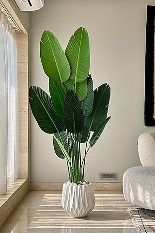Green PVC & Fabric Artificial Plant by Mason Home
