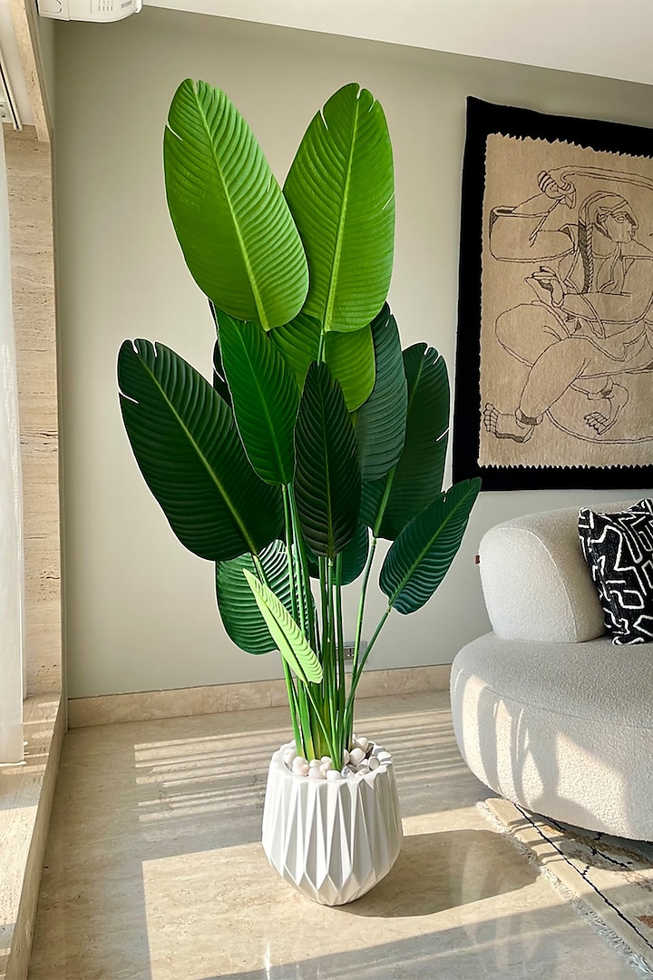 Green PVC & Fabric Artificial Plant by Mason Home at Pernia's Pop Up Shop